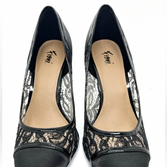 Fioni Pumps | Satin & Lace - Picture 3 of 5